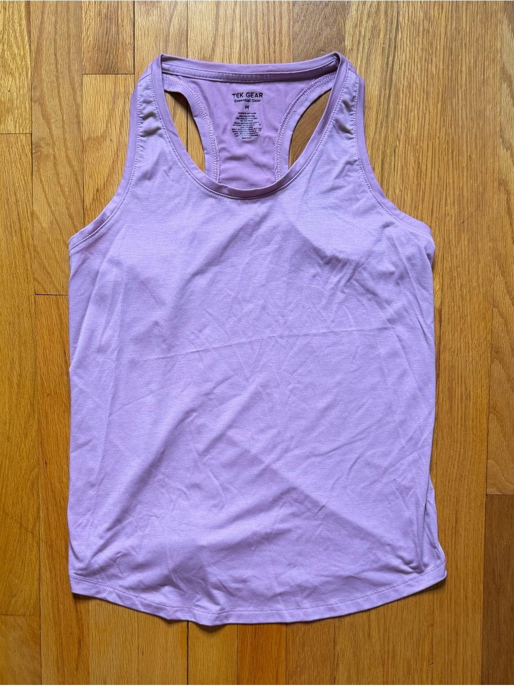 tek gear Lavender Racerback Workout Tank